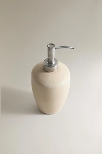 DISTRIBUTEUR SAVON CÉRAMIQUE TERRE