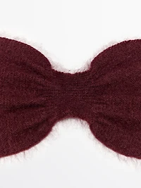 Cravate nœud en maille 100 % cachemire