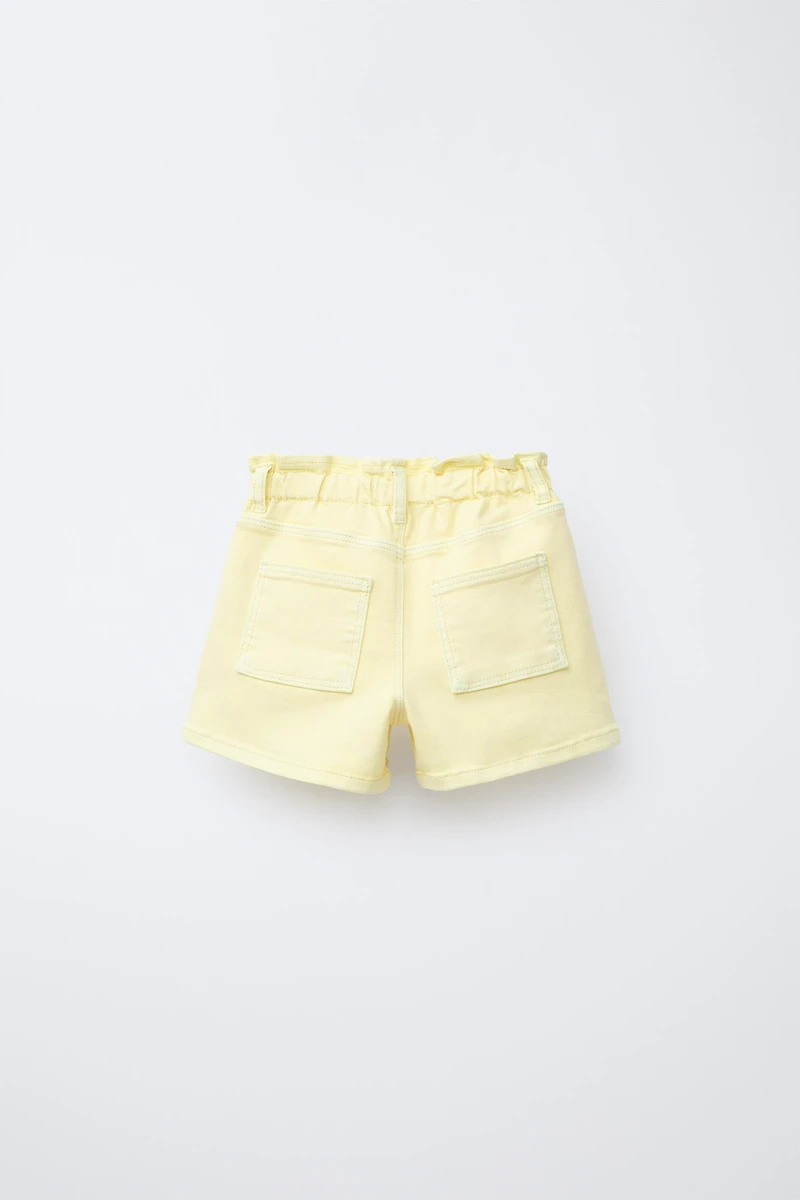 SHORT CONFORT PAPERBAG EN SERGÉ