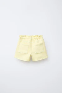 SHORT CONFORT PAPERBAG EN SERGÉ