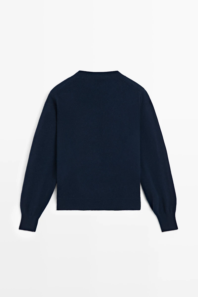Pull manches longues 100 % cachemire