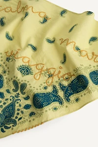 LIMITED EDITION EMBROIDERED PRINT BANDANA