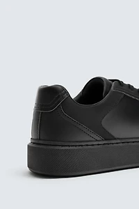 MONOCHROME THICK-SOLED SNEAKERS