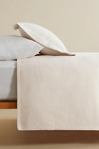 BEDSPREAD WITH POLKA DOT DESIGN