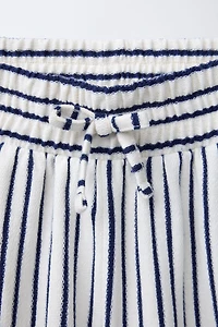 STRIPED STRAIGHT LEG PANTS