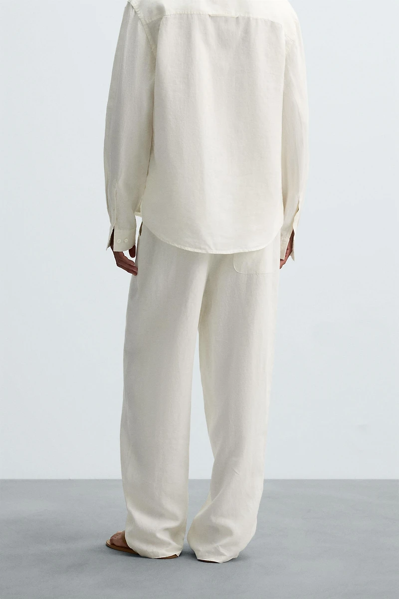 RELAXED FIT 100% HEMP PANTS