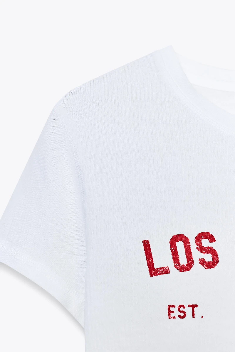 T-SHIRT EFFET DÉLAVÉ