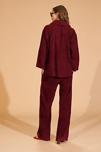 LIMITED EDITION SUEDE LEATHER POCKET SHIRT