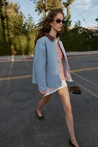 PADDED COMBINATION COLLAR JACKET