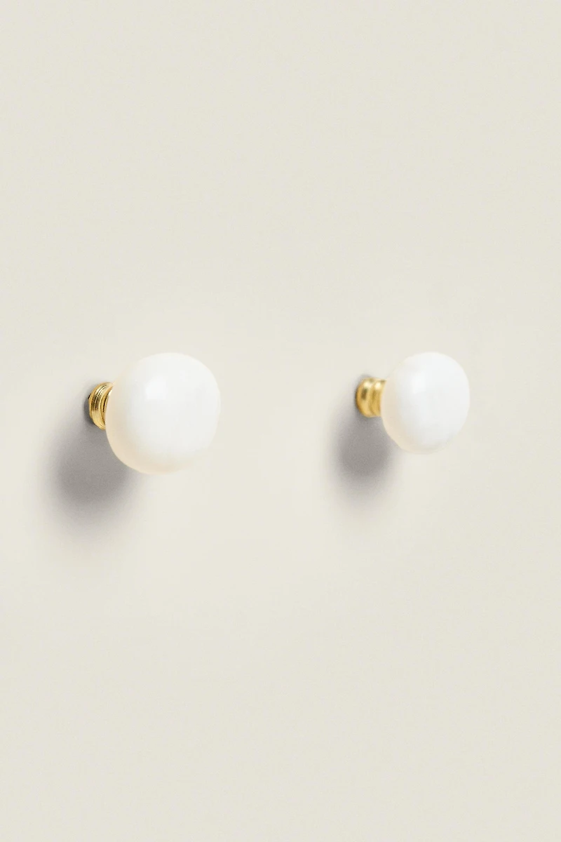 SET OF OVAL MARBLE KNOBS (SET OF 2)