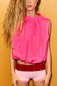 TAFFETA BALLOON TOP