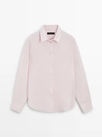 Flowing 100% linen shirt