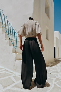 FLOWY WIDE LEG PANTS
