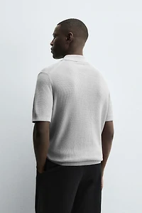 PEARL KNIT POLO SHIRT