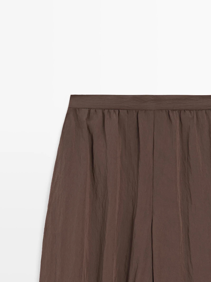 flowing draped pants