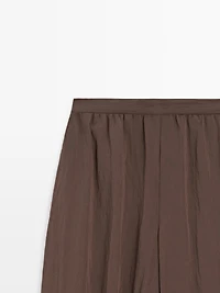 flowing draped pants