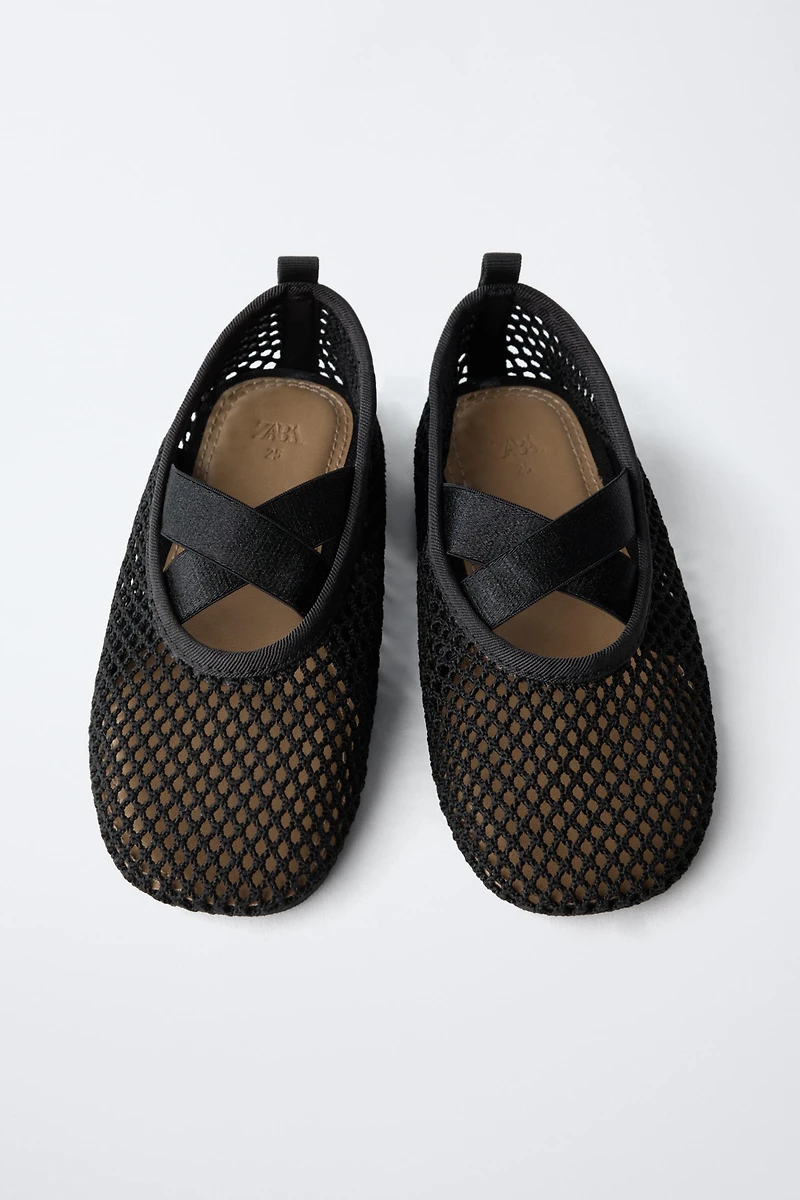 MESH BALLET FLATS
