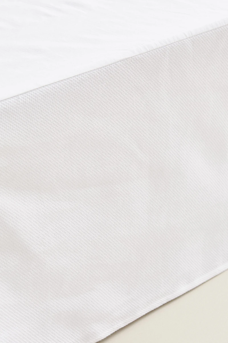 COTTON PIQUÉ BEDSKIRT