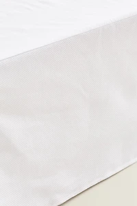 COTTON PIQUÉ BEDSKIRT