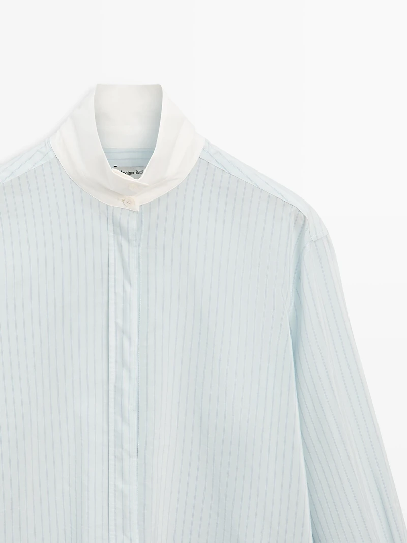 Shirt with contrast stripes - STUDIO