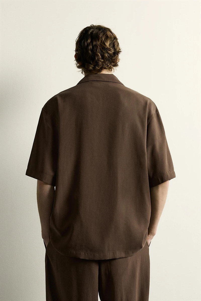 CHEMISE POLO FLUIDE COUPE DÉCONTRACTÉE