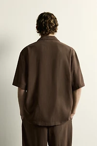 CHEMISE POLO FLUIDE COUPE DÉCONTRACTÉE