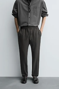 JOGGER WAIST STRETCH PANTS