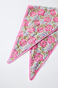 FLORAL PRINT BANDANA MADE WITH LIBERTY FABRIC