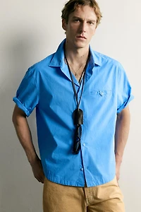 CHEMISE RELAXED FIT EN POPELINE