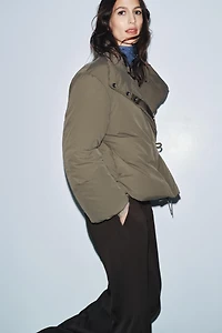 ZW COLLECTION SHORT PUFFER ANORAK WITH TIES
