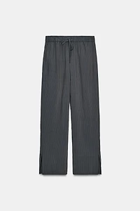 PANTALON STYLE PYJAMA À RAYURES ZW COLLECTION