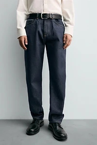 STRAIGHT ANKLE FIT SELVEDGE JEANS