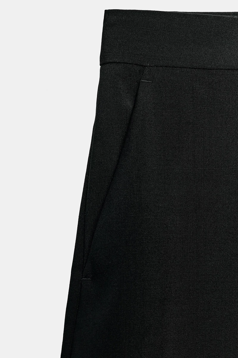 ZW COLLECTION 100% WOOL WIDE-LEG PANTS
