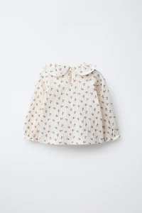 T-SHIRT À FLEURS TEXTURÉ