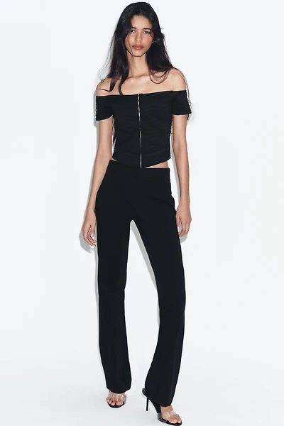 TOP BUSTIER EN MAILLE