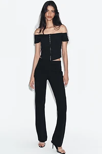 TOP BUSTIER EN MAILLE
