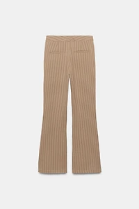 ZW COLLECTION STRIPED FLARE PANTS
