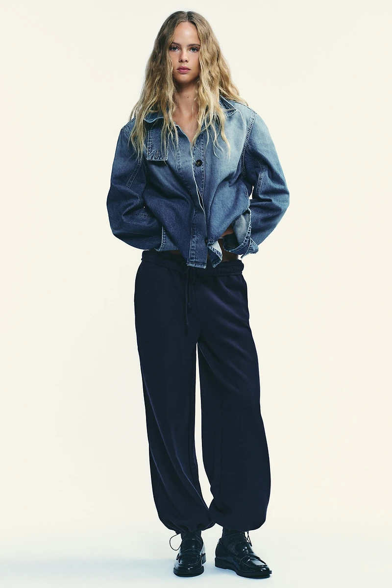 PLUSH BASIC STRAIGHT PANTS