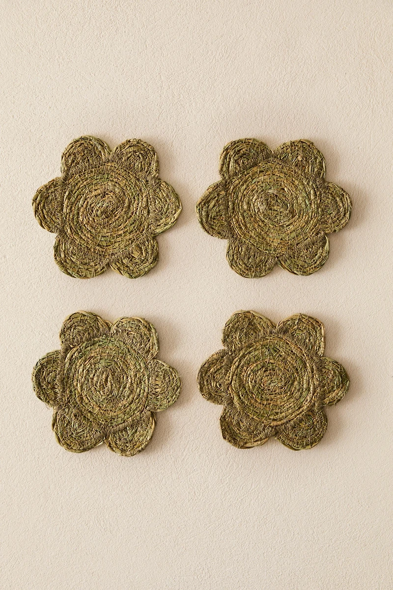 SET OF SEAGRASS COASTERS (SET OF 4)