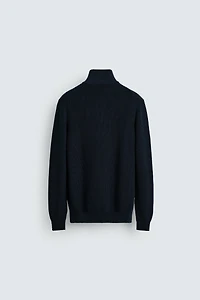 PULL COL CHEMINÉE ZIP