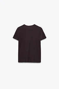MERCERIZED COTTON T-SHIRT