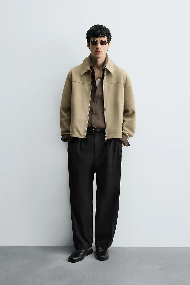 SUEDE LEATHER JACKET