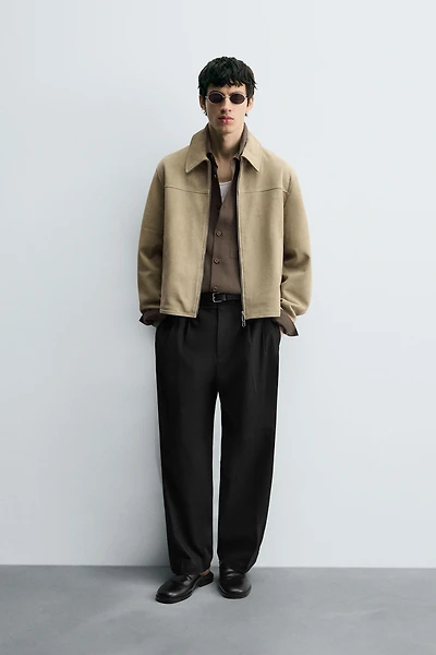 SUEDE LEATHER JACKET