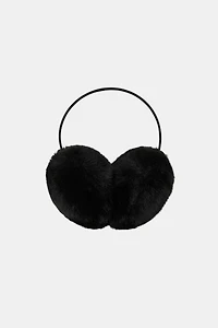 FAUX FUR BOW EARMUFFS