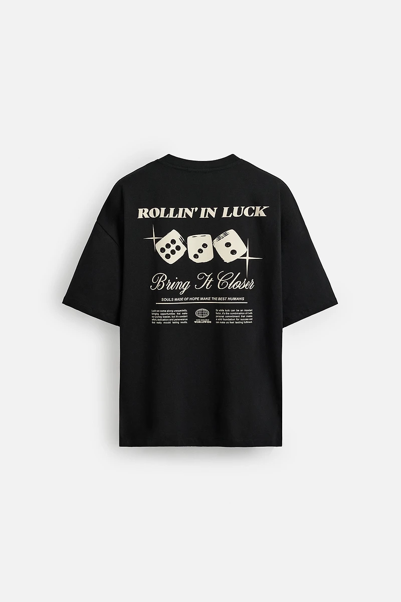DICE PRINT T-SHIRT