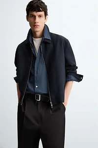 ZIP-UP OVERSHIRT
