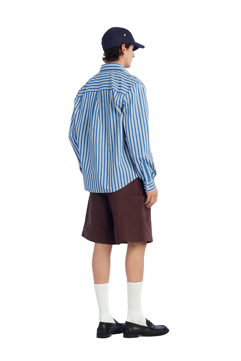 RELAXED FIT STRIPED SHIRT