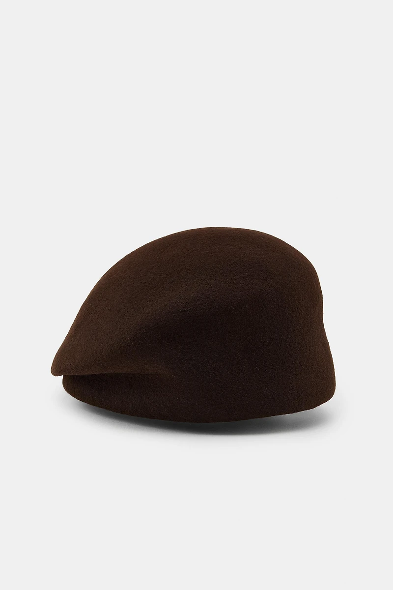 100% WOOL SKULLCAP HAT