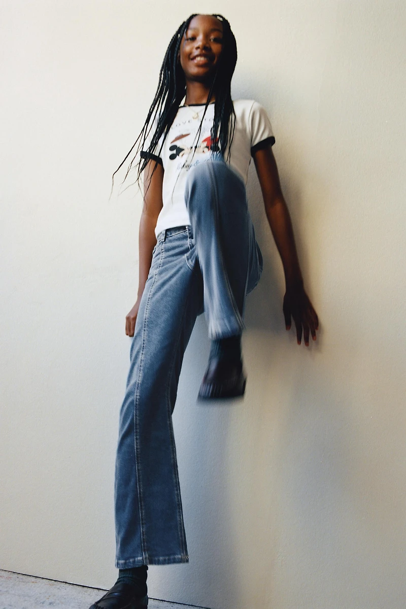 CONTRAST MICKEY AND MINNIE MOUSE © DISNEY T-SHIRT