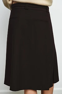 ZW COLLECTION PLEATED MIDI SKIRT